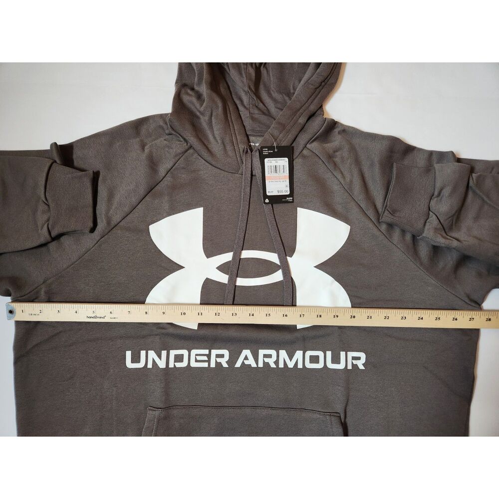 Under Armour Pullover Hoodie Men's Size XXL 2XL Slate Gray NWT - Picture 9 of 11